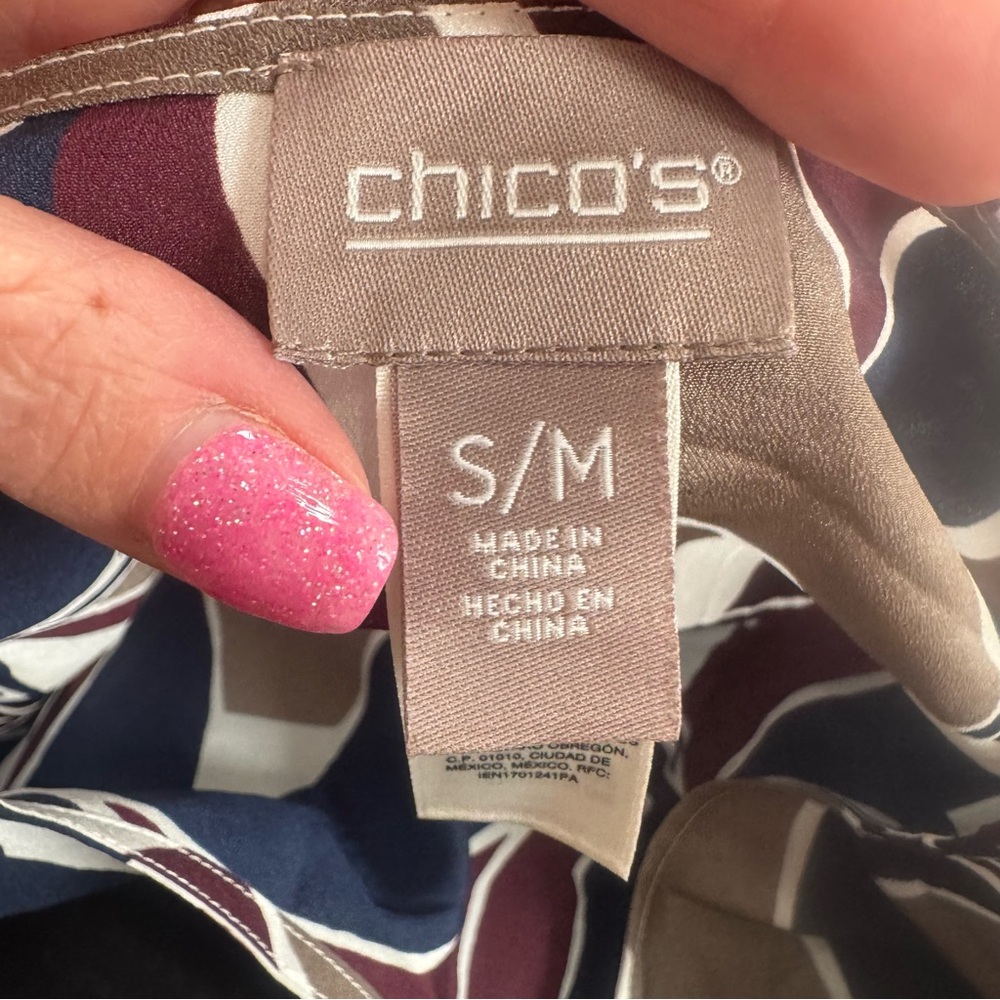Chicos Kimono Tunic Top Poncho Blouse LOT OF 2 S M - Picture 4 of 15
